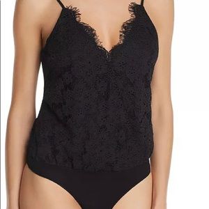WAYF Lizzie Lace Crossover Bodysuit.